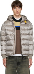 Parajumpers Gray Pharrell Hooded Bomber Jacket