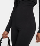 Prada Logo high-rise leggings