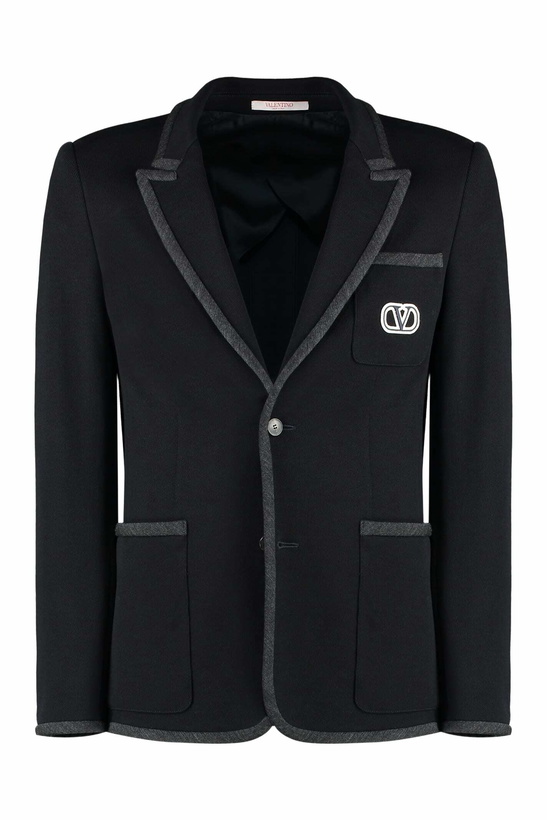 Photo: Valentino Single-breasted Cotton Jacket