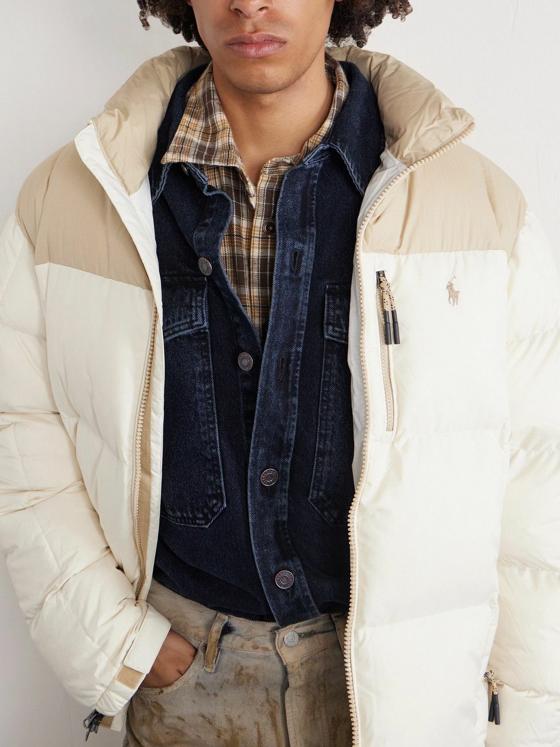 Polo Ralph Lauren - Gorham Oversized Quilted Recycled-Ripstop Down Jacket - Neutrals