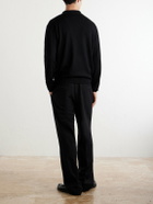 A.P.C. - Riou Virgin Wool Polo Shirt - Black