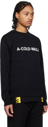 A-COLD-WALL* Black Bonded Sweatshirt