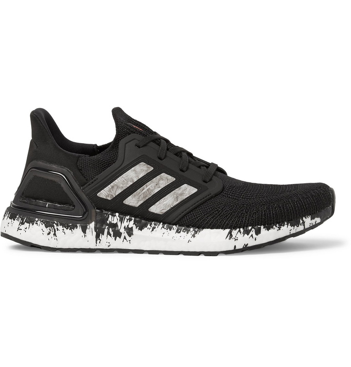 Photo: Adidas Sport - Ultraboost 20 Rubber-Trimmed PrimeKnit Running Sneakers - Black