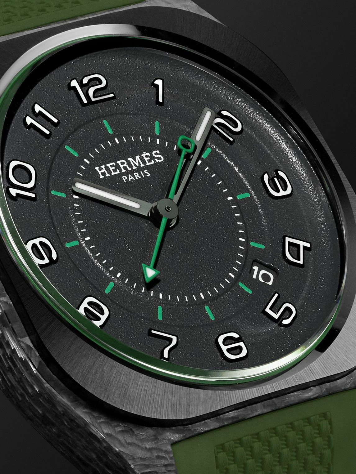 Hermès Timepieces - H08 Automatic 39mm Glass Fibre and Rubber Watch, Ref. No. 402991WW00
