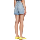 ANINE BING Blue Delaney Denim Shorts