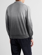 Altea - Dégradé Virgin Wool Polo Shirt - Gray