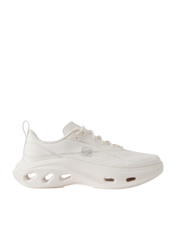 Photo: LOEWE - On Cloudtilt Rubber-Trimmed Mesh Sneakers - White