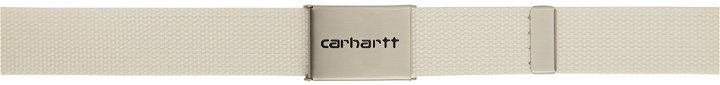 Photo: Carhartt Work In Progress Off-White Clip Belt