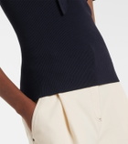 Max Mara Scarf-detail knitted top