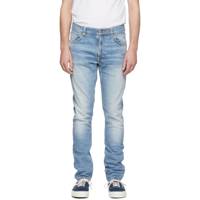 Photo: Nudie Jeans Blue Lean Dean Jeans