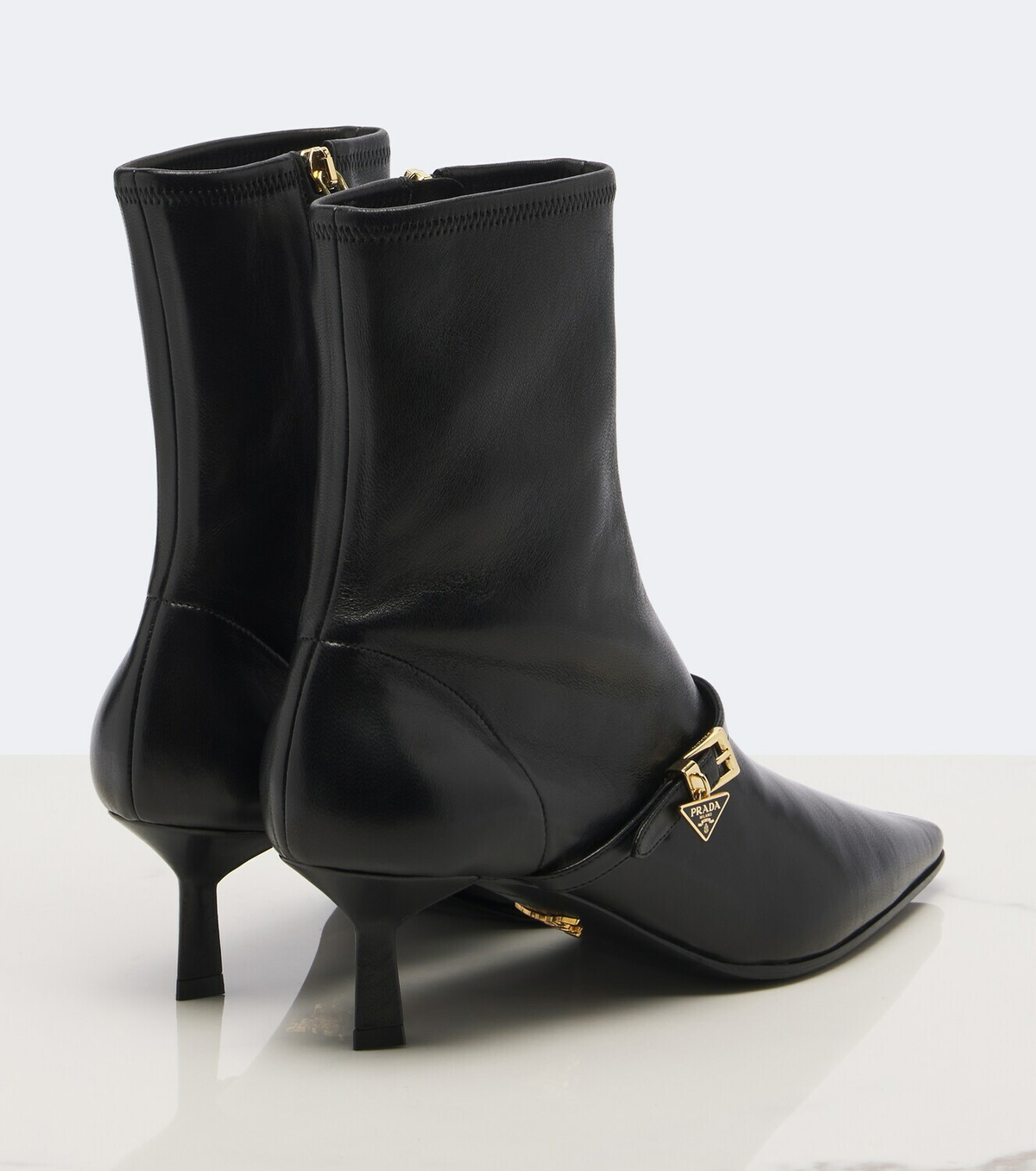 Prada Leather ankle boots