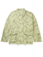 Auralee - Camouflage-Print Cotton-Gabardine Blouson Jacket - Green