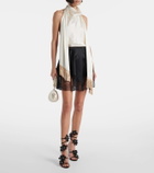 Nina Ricci Scarf-detail top