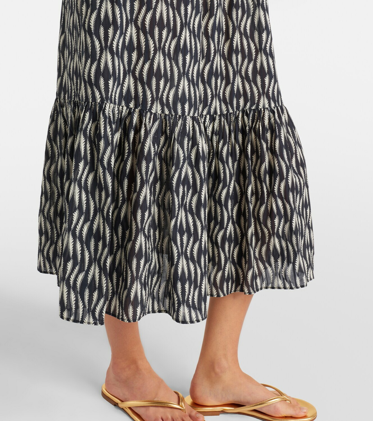 Ulla Johnson Nadine printed cotton-blend midi dress