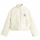 4th & Reckless Women's Arna Cord Puffer Jacket in Cream