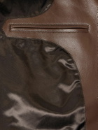 TOM FORD - Leather Blazer - Brown