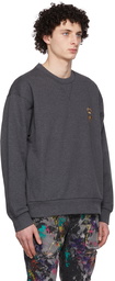 Dolce & Gabbana Grey Embroidery Sweatshirt