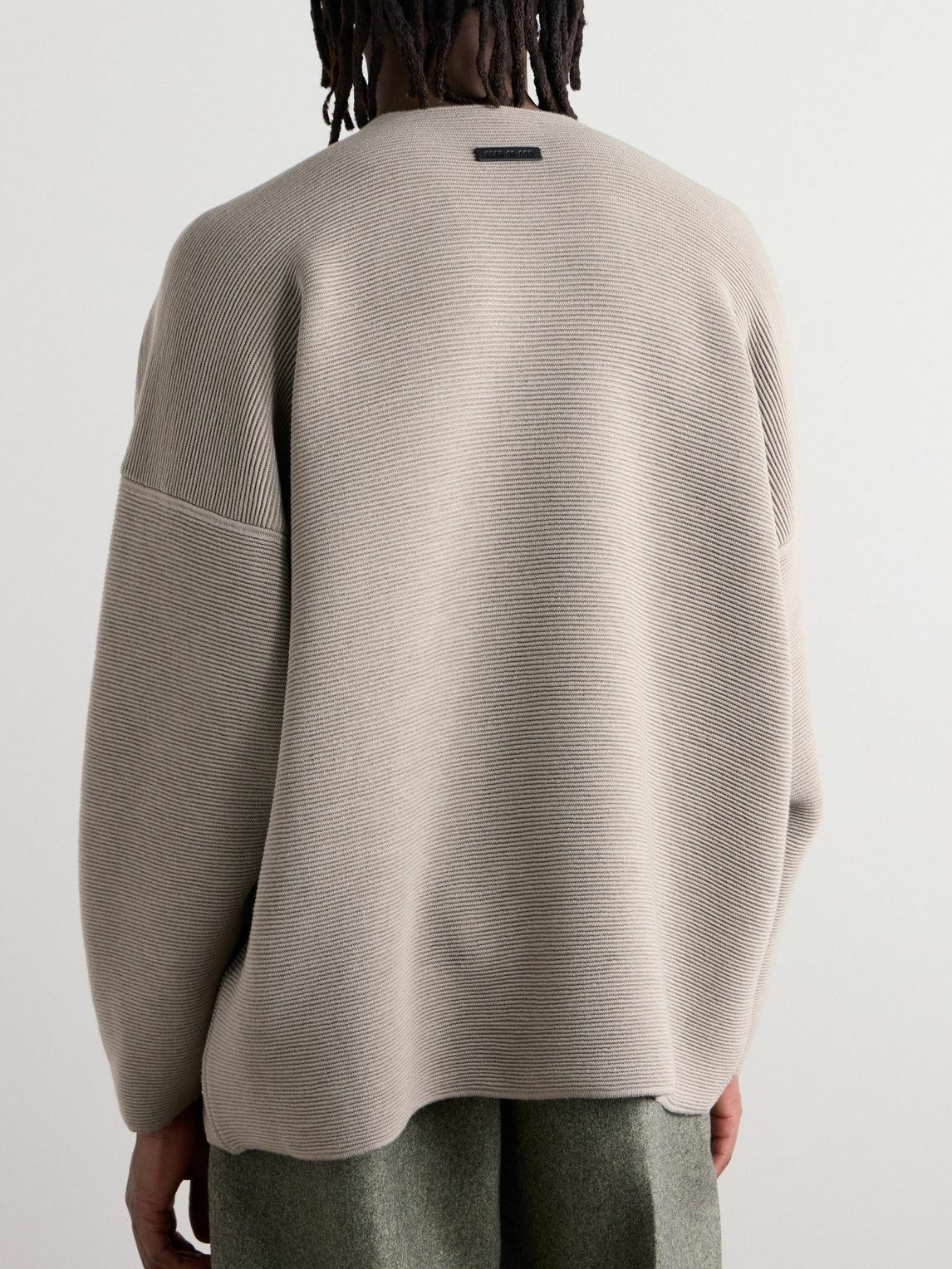 Fear of God - Ottoman Ribbed Wool Sweater - Neutrals Fear Of God