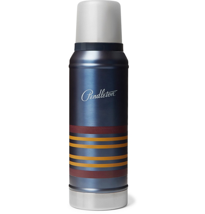 Photo: Pendleton - Stanley Printed Stainless Steel Bottle - Blue