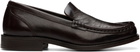 A.P.C. Brown Romeo Vegetable-Tanned Leather Loafers