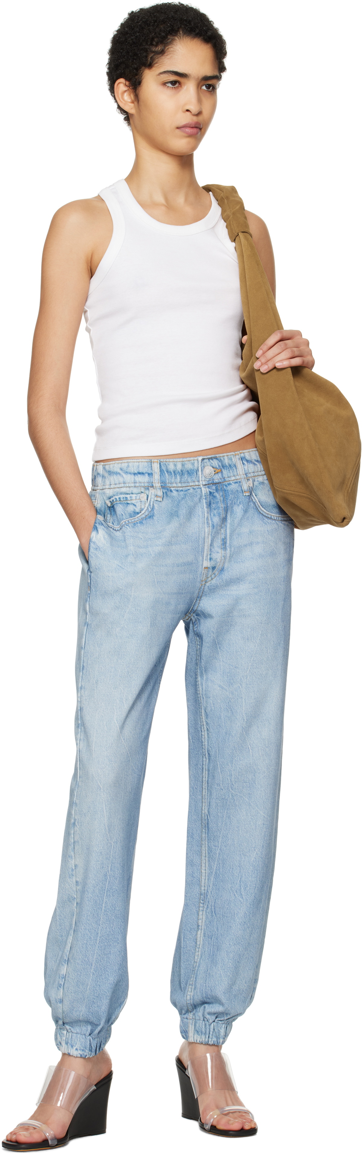 rag & bone Blue Miramar Terry Jogger Lounge Pants