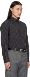 Commission Black Stripe Banker Shirt