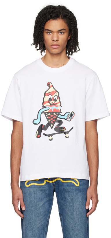 Photo: ICECREAM White Skate Cone T-Shirt