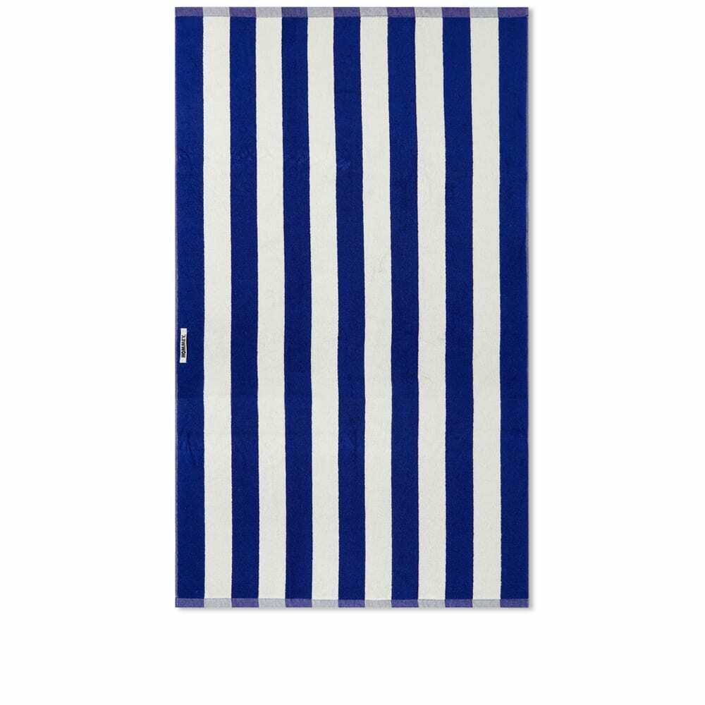 Photo: HOMMEY Striped Towel in Royal Stripes