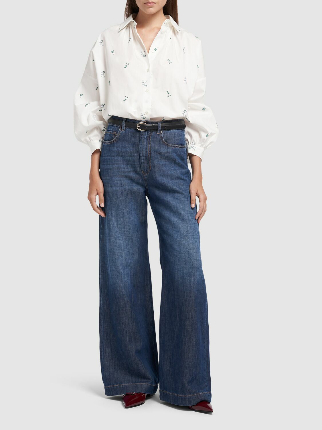 WEEKEND MAX MARA Volpino Wide Denim Jeans Weekend Max Mara