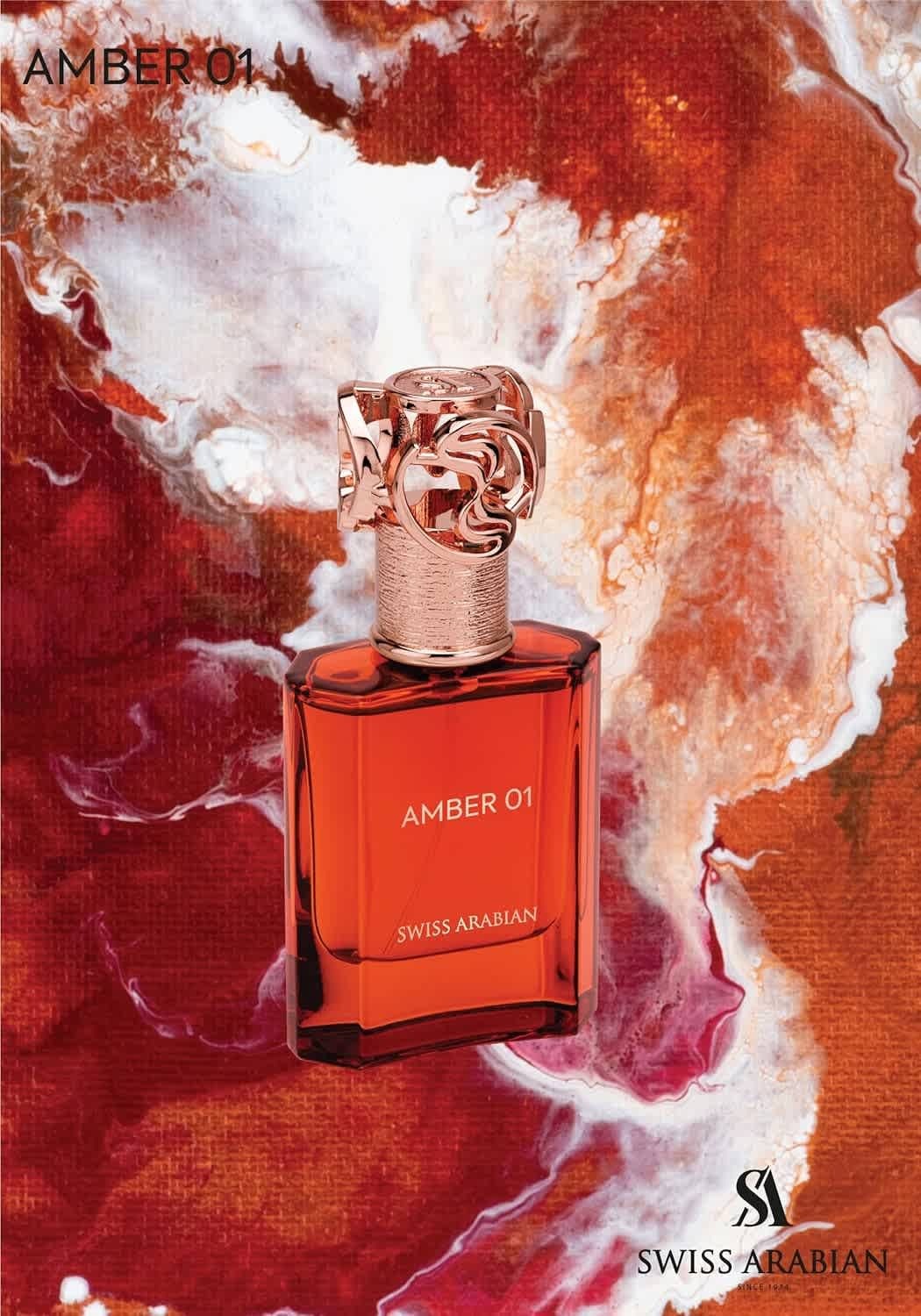 Swiss Arabian Unisex Amber 01 EDP Spray 1.69 oz Fragrances 6295124036781