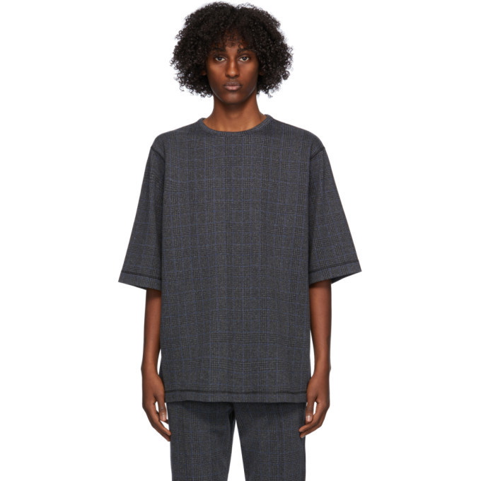 Photo: Dries Van Noten Grey Check T-Shirt