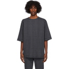 Dries Van Noten Grey Check T-Shirt