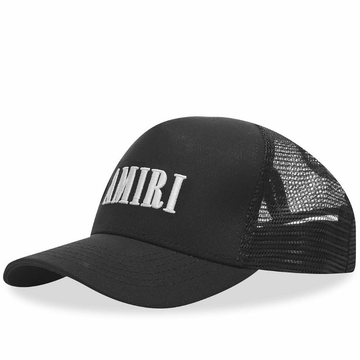 Photo: AMIRI Men's Core Logo Trucker Hat in Black/White