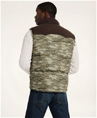 Brooks Brothers Men's Quilted Camouflage Vest
