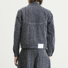 Sage Nation Men's Needle Punch Denim Jiji Jacket in Indigo Needle Punch