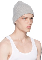 TOM FORD Grey Cashmere Knit Beanie