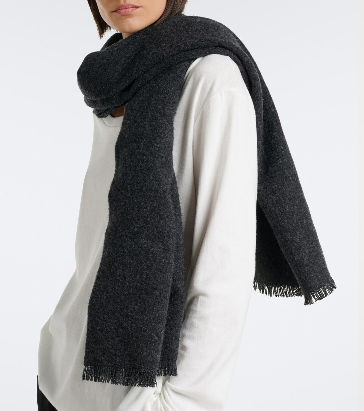 The Row Ingo cashmere scarf