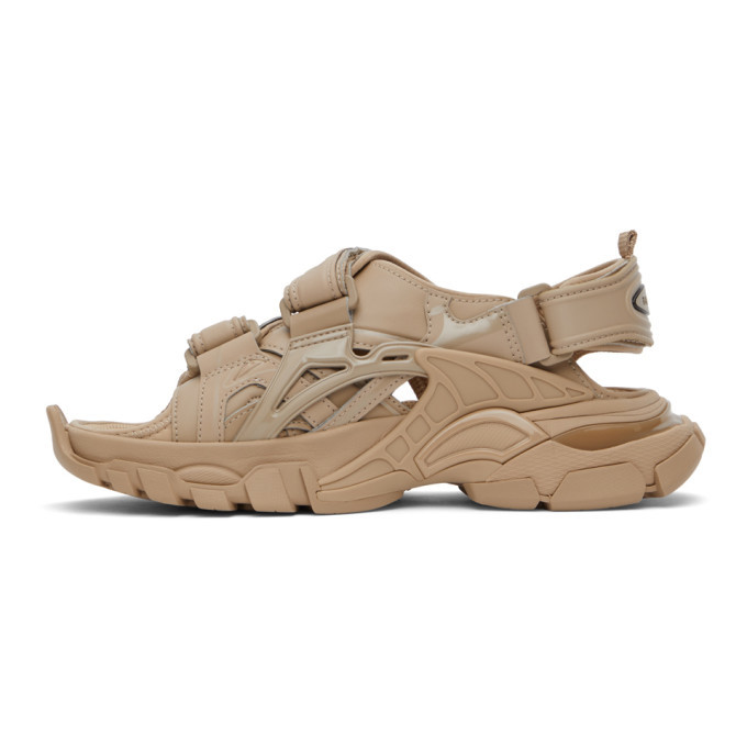 Balenciaga Beige Track Sandals Balenciaga