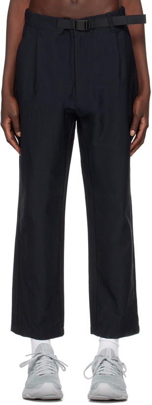 Photo: Goldwin Black One Tuck Pants