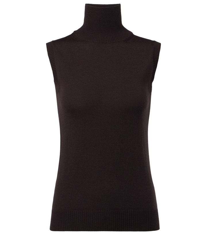 Photo: Sportmax Vertigo knitted virgin wool top