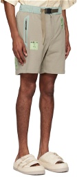 A. A. Spectrum Gray Track Shorts