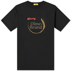 Dime Men's Grain T-Shirt in Black