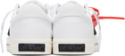 Off-White White & Black Vulcanized Low Sneakers