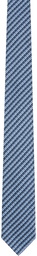 ZEGNA Blue Jacquard Tie