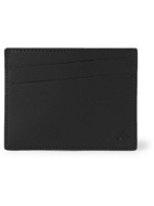 WANT LES ESSENTIELS - Branson Logo-Debossed Textured and Smooth Leather Cardholder - Black