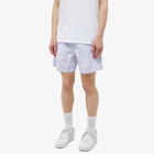 Nike Men's Tech Pack Woven Watercolour Short in Indigo Haze/White