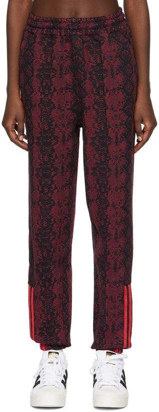 Photo: adidas x IVY PARK Burgundy Cotton Lounge Pants