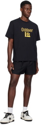 Stockholm (Surfboard) Club Black Loose Shorts