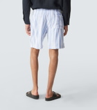 Orlebar Brown Trevon striped cotton toweling shorts