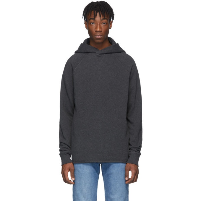 Photo: Levis Made and Crafted Grey Unhemmed Hoodie